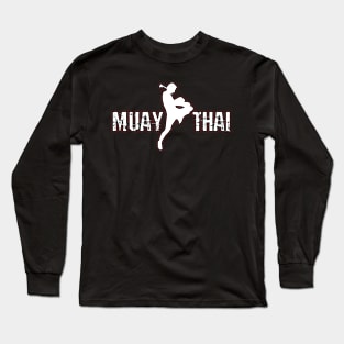 Cool Muay Thai shirt Long Sleeve T-Shirt